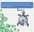 Sea Turtles Shower Curtain Hooks Rings - Silver Metal Shower Hooks for Shower Curtain, Rust Proof Shower Curain Hooks Clips Bathroom Accessories S...