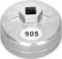 Tongze 73mm Oil Filter Wrench: 15 Flutes Oil Filter Removal Tool Compatible with AC Delco PF46/PF47/PF48/PF48e/PF63, NAPA 1516 Gold Oil Filter for...