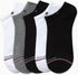 Tommy Hilfiger Men's Athletic Socks - Low Cut Socks (5 Pack), Size 7-12, Black/White/Grey...