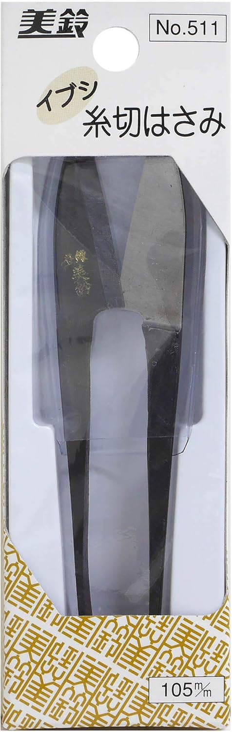 Misuzu Ibushi Thread Cutting Scissors, 4.1 inches (105 mm), Short Blade...