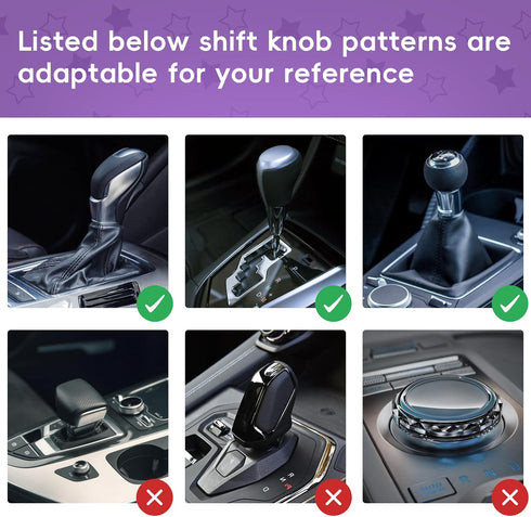 Gear Shift Hoodie Mini Sweater Hoodie Upgrade Star Glow in The Dark Shift Knob Cover Universal Funny Car Shifter Cover Gear Stick Hoodie, Purple, ...