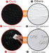 Black Bulletin Board Roll Reusable Waterproof Erasable Bulletin Board Fade Resistant Wrinkle Resistant Poster Non-woven Fabric Bulletin Board Roll...