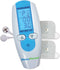 AccuRelief TENS Unit Muscle Stimulater Pain Relief System - Electric Muscle Stimulator with Electrodes for Neck, Back, and Full Body, White and Bl...