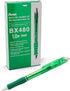 Pentel RSVP Super RT Ballpoint Pen, (1.0mm) Medium Line, Green Ink, Box of 12, (BX480-D)...