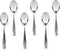 Hudson Essentials Hammered Demitasse Espresso Spoons, 4.6-inch Mini Coffee Spoons, 18/10 Stainless Steel Small Spoons for Dessert, Coffee, Tea, Se...