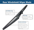 Rear Wiper Arm Blade Set Replacement for Toyota 4Runner 2003-2009, Rear Windshield Wiper for Back Windshield Window - 8524235020, 8524235021, 8529...