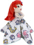 Disney Ariel and Princess White and Aqua Lovey Security Blanket...