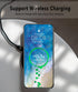 Samsung Galaxy A54 Case, Slim Fit Blue Watercolor Glow in The Dark Hybrid Hard PC Soft TPU Bumper Shockproof Drop Protective Women Men Phone Cover...