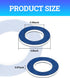 12 Pieces Oil Drain Plug Gaskets,Aluminum Oil Drain Plug Gaskets Washer Crush Seal,90430-12031 Automotive Replacement Engine Oil Drain Plugs Oil P...