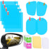 8 Pieces Car Rearview Mirror Film Rainproof Waterproof Mirror Film Anti Fog Nano Coating Car Film for Car Mirrors and Side Windows, Various Shapes...