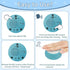 Dog Buttons for Communication, 7 Dog Talking Button Set, Recordable Training Buzzers, Speaking Button for Dogs with Waterproof Anti-Slip Dog Butto...