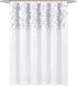 Lush Decor Lillian Shower Curtain, White, 72" x 72\...