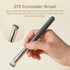 Qianyu 3 Pcs Kabuki Foundation Contour Brushes for Liquid Makeup Under Eye Nose Contour Setting Kabuki Brushes for Blending Liquid Cream Powder Co...