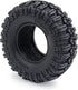 MOHERO 4PCS Soft Rubber Mud Terrain Tires for 1/18 TRX4M Bronco Defender 1/24 Axial SCX24 RC Crawler Car (A Style)...
