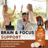 Lions Mane Mushroom Supplement for Memory, Focus & Clarity, Mushroom Supplement with Lion's Mane, Cordyceps, Reishi for Natural Immune Support, No...