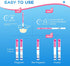 Pregnancy Tests with Cup, 50 Bulk Pregnancy Test Strips for Home Detection, Over 99% Accuracy, Individually Wrapped Fertility Tests, Extra-Wide 5m...