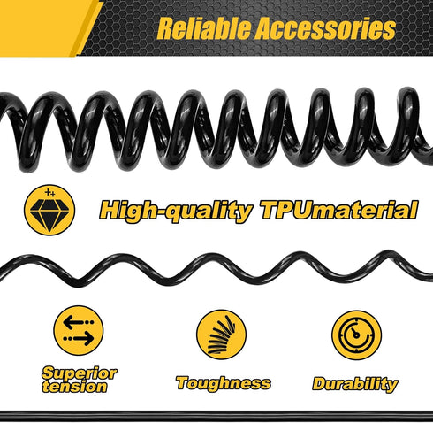 Safety Fall Protection Tool Lanyard for Power Tools, Tool Safety Tether with Carabiner Clip, Adjustable Store Up to 2.5" Diameter Objects,Maximum ...