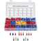 330 Pcs Wire Connectors Kit Wire Crimp Butt Insulated Electrical Terminals, Cold Pressing Terminal Set with Spade Terminals, Fork Terminals and St...