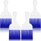 4 Packs Air Conditioner Condenser Cleaning Brush Refrigerator Coil Brush HVAC Coil Cleaner Brush Small Plastic Whisk Brush (Blue)...