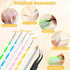 B7000 Rhinestone Glue, 4Pcs B-7000 Jewelry Glue,B7000 Glue Clear with Precision Tip,Super Adhesive Fabric Glue for Jewelry Craft Gem Cell Phone Re...