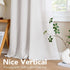 H.VERSAILTEX Elegant Natural Linen Semi Sheer Blended Energy Efficient Light Filtering Linen Textured Curtains/Nickel Grommet Window Treatments Pa...
