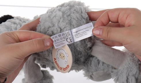Apricot Lamb Toys Plush Gray Raccoon Stuffed Animal Soft Cuddly Perfect for Child ?Gray Raccoon, 9 Inches...