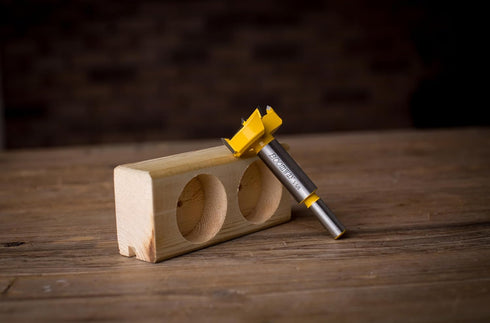 Carbide Forstner Drill Bit (1-5/8'') Made of Carbon Steel, Suitable for fine Woodworking, Cabinet Making, etc...
