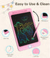 LCD Writing Tablet for Kids, 12 Inch Colorful Doodle Board, Drawing Tablet Writing Board, Toddler Learning Toys for 3 4 5 6 7 8 Years Old Boys Gir...