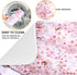 Romantic Pink Cherry Blossoms Absorbent Dish Drying Mat Microfiber Kitchen Countertop Table Protector Multipurpose Counter Rack Sink Drainer Pad (...