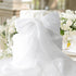 White Chiffon Crinkle Ribbon 3 inch Handmade Fabric Silk Ribbon for Bridal Flower Bouquet Wedding Decor Gift Wrapping 2 Rolls 6 Yd...