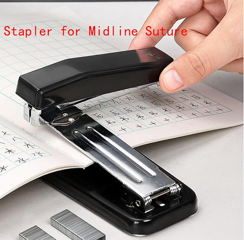 Rotatable Desktop Staples, 5.2 Inch Labor Saving Pink Stapler for about 30 Sheets Capacity with 400 Pcs No.12 Staples (Pink)...