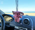 Elephant Cute Ornament, Car Rearview Mirror Hanging Decorations, Automotive Crochet Handmade Holder Accessories, Bag Ornament....
