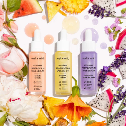 wet n wild Prime Focus Facial Serum Primer Makeup Extending, Hydrating Face Skin Care Product, Reduces Fine Lines And Wrinkles, For Repairing Dry ...