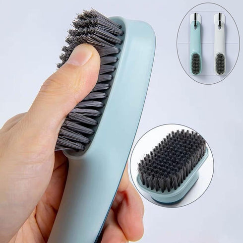 Laundry Scrub Brush 2 Pack Soft Bristle Brush Cleaning Brush for Stains Clothes Scrubbing Brush Household Cleaning Tool for Bathroom Countertops B...