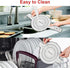 2 Pieces Silicone Baking Mat for Dutch Oven Bread Baking Non-stick Baking Mat with Long Handle0.7 mm Thickened Baking Bread Pad Heat Resistant Bak...