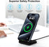 Samsung Wireless Charger Fast Charging Stand Wireless Android Desk Phone Charger Stand for Samsung Galaxy S24 Ultra S24+ S24 S23 FE S22 S21 S20 S1...