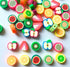 Yuren DIY Bracelet Beaded Crafts Jewelry Accessories Beads Beads 10mm Mixed Fruit Color Pony Beads Handmade Jewelry Beads 100pcs?Have Holes?...