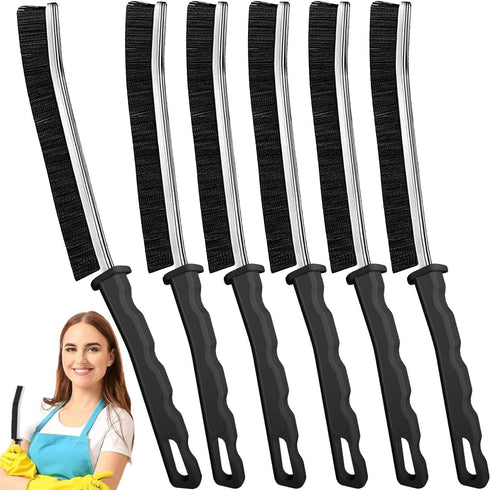 Crevice Cleaning Brush,New Multifunctional Cleaning Brush Tool, Bathroom Gap Brush, Home, Kitchen, Bathroom, Window, Vehicle, Faucets, Toilet,6Pcs...