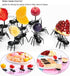 Ant Toothpicks Fruit Dessert Fork (24Pcs) – OOTSR Reusable Ant Food Pick Animal Appetizer Forks for Snack Cake Dessert with Storage Box for Kitche...