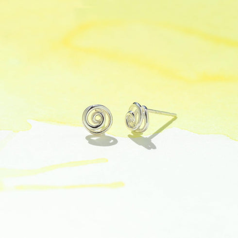 Boma Jewelry Sterling Silver Spiral Stud Earrings...