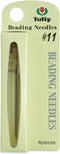 TULIP Beading Needles Size #11 48.5x0.41mm - 4 Needles...