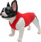 Lovelonglong 2019 Summer Pet Clothing, Dog Clothes Blank T-Shirts Ribbed Tanks Top Thread Vests for Large Medium Small Dogs 100% Cotton Red L-L...