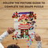 Marioinex Build A Pirate with Our 230 Pc. “Blueprint” Puzzle -Micro Waffle Block Playset Interlocking Mini Pcs Improves Fine Motor Skills- STEM ST...