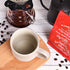 Bosmarlin Large Stoneware Speckled Coffee Mug, Big Ceramic Tea Cup, 17 Oz, Dishwasher and Microwave Safe (White, 1)...
