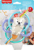 Fisher Price Baby Toys Twist & Teethe Otter 2-In-1 Rattle and Bpa-Free Teether with Textured Rings for Infant Fine Motor Play...