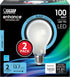 Feit Electric A21 LED Light Bulbs, 100W Equivalent, Dimmable, E26 Standard Base, 90 CRI, 1600 Lumens, 5000K Daylight, 13 Years Lifetime, Frosted W...