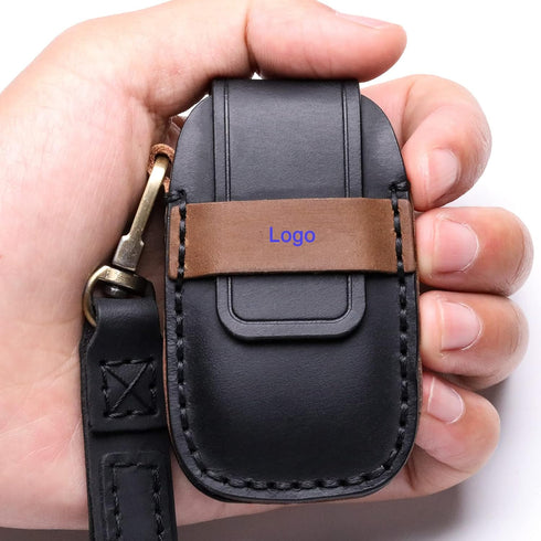 Leather Cover Key Fob Case Compatible with Subaru Keyless Remote Control Forester Impreza Outback WRX BRZ Legacy and XV Crosstrek etc. (A-Black)...
