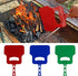 BBQ Hand Fan - Heat Resistant Plastic Barbecue Hand Fan BBQ Flame Blower, Random Color...