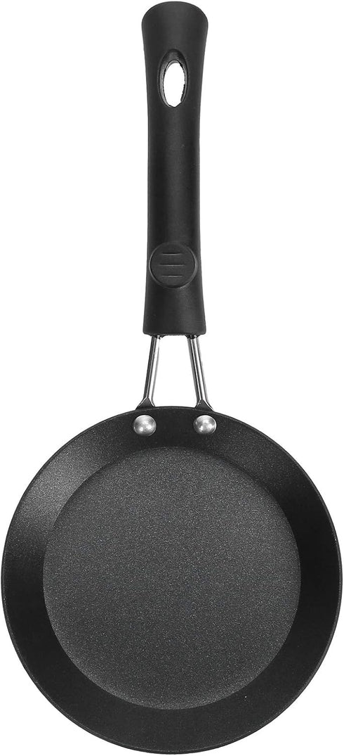 5 Inch Small Frying Pan, One Egg Frying Pan, Mini Nonstick Durable Frying Pan Skillet, Refined Iron Omelet Pan for Kitchen, Outdoor Cooking, Grill...