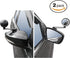 Car Rear View Mirror Wide Rearview Mirror Adjustable Blind Spot Mirror Auto Exterior Side Mirrors Round Convex Panoramic Rear View Mirrors for Car...